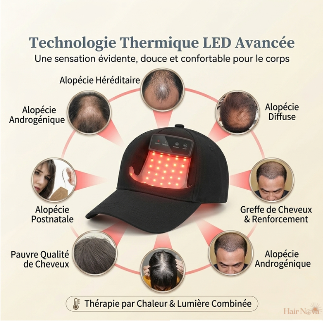 Casquette Luminothérapie Capillaire