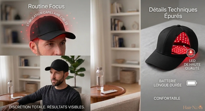 Casquette Luminothérapie Capillaire